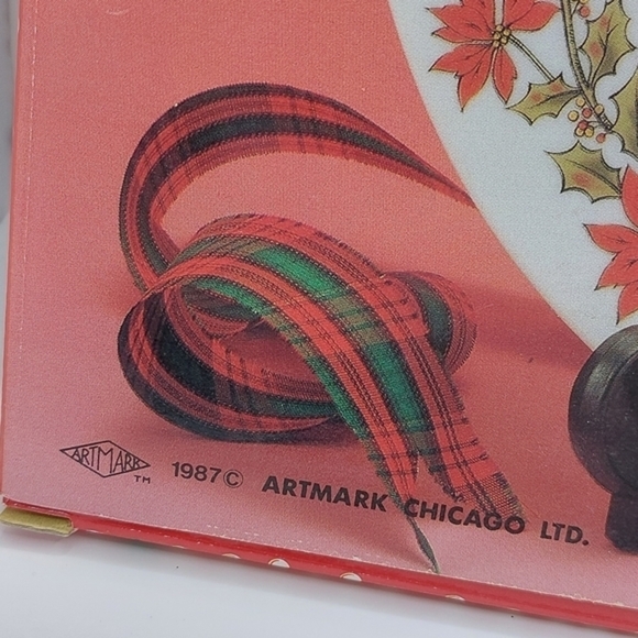 Vintage 1987 Artmark Fine Porcelain Christmas Collectors Plate 10‎ 1/4" - Picture 3 of 6
